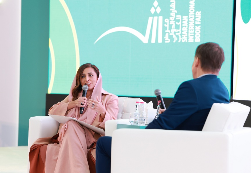 <strong>Bodour Al Qasimi and Markus Dohle, CEO of Random House, call for greater cooperation and solidarity to lead publishing into the future</strong>