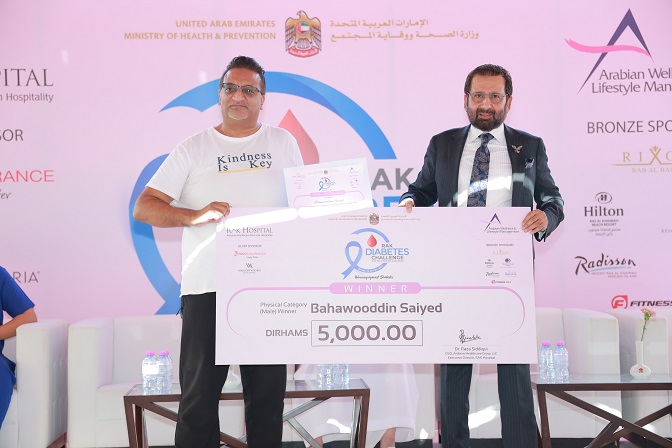 58-year-old British National emerges as the overall winner in RAK Diabetes Challenge 2022